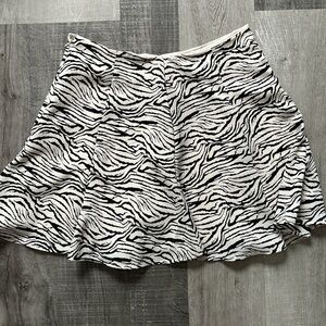 Zebra Mini Skirt